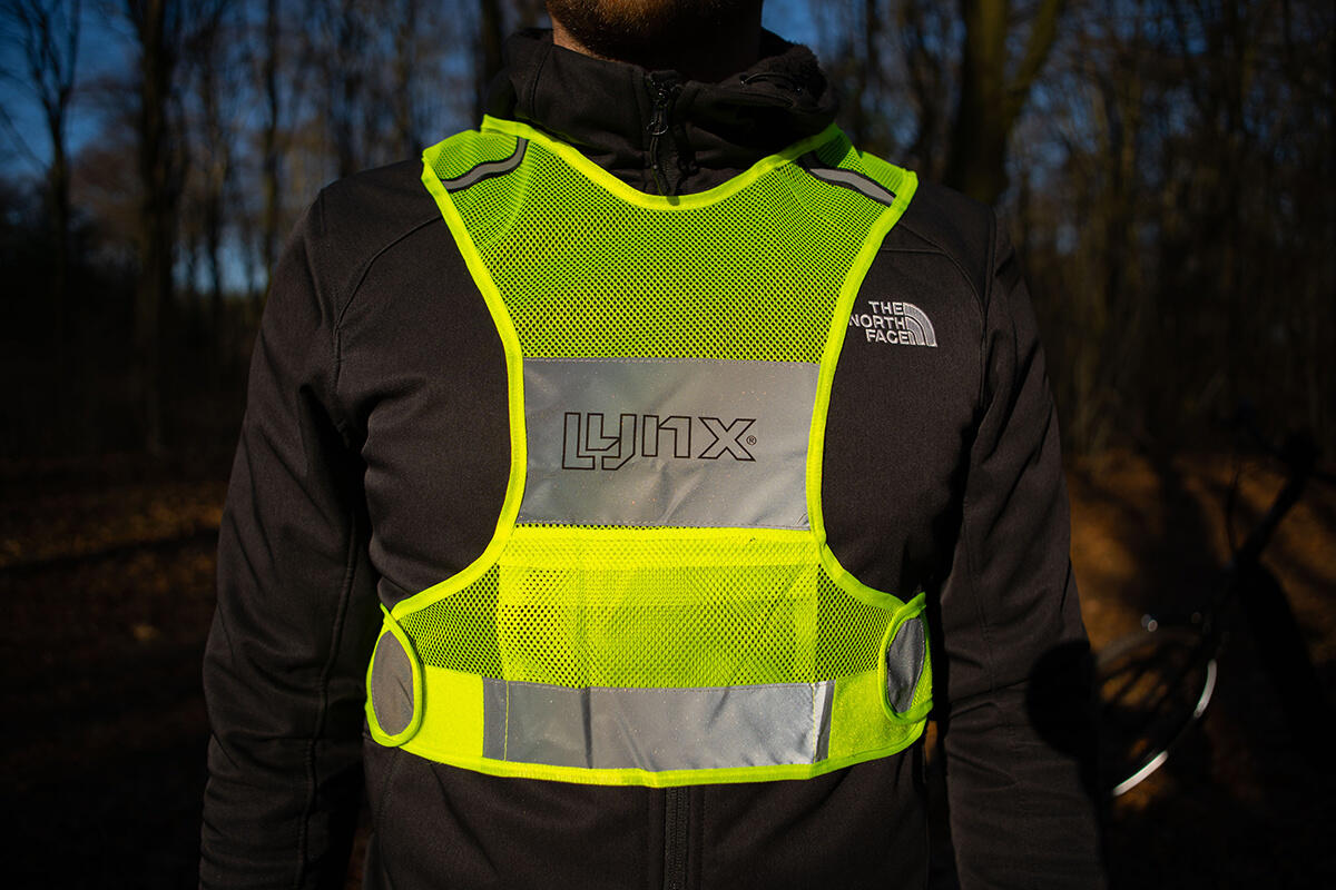 Kamizelka odblaskowa Lynx, żółta, rozmiar S 3/3