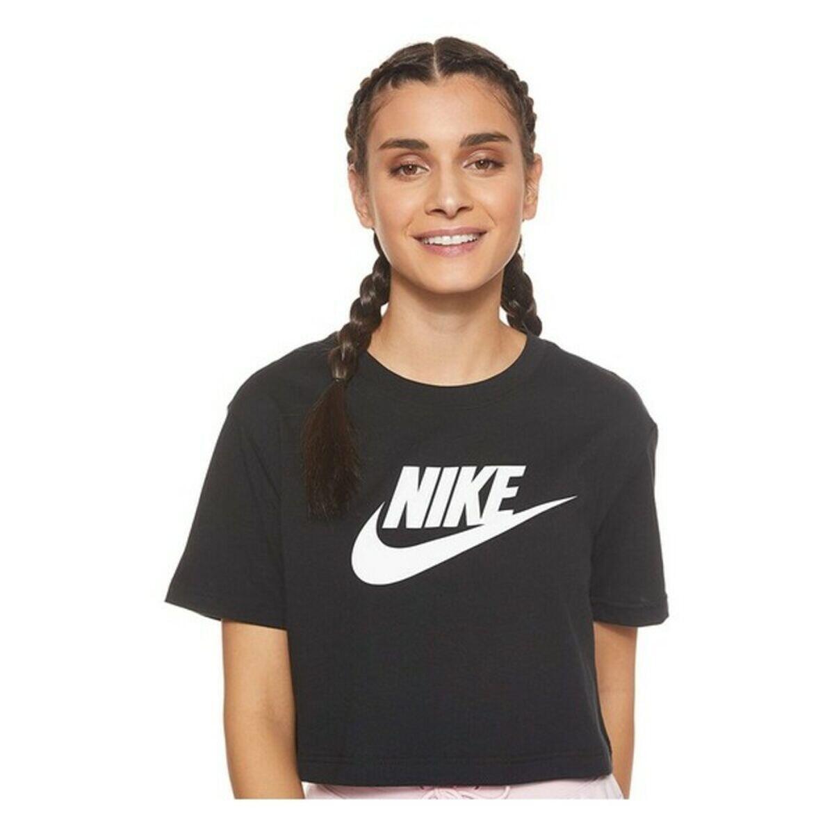 NIKE Camisola de Manga Curta Mulher Nike Sportswear Essential BV6175 010