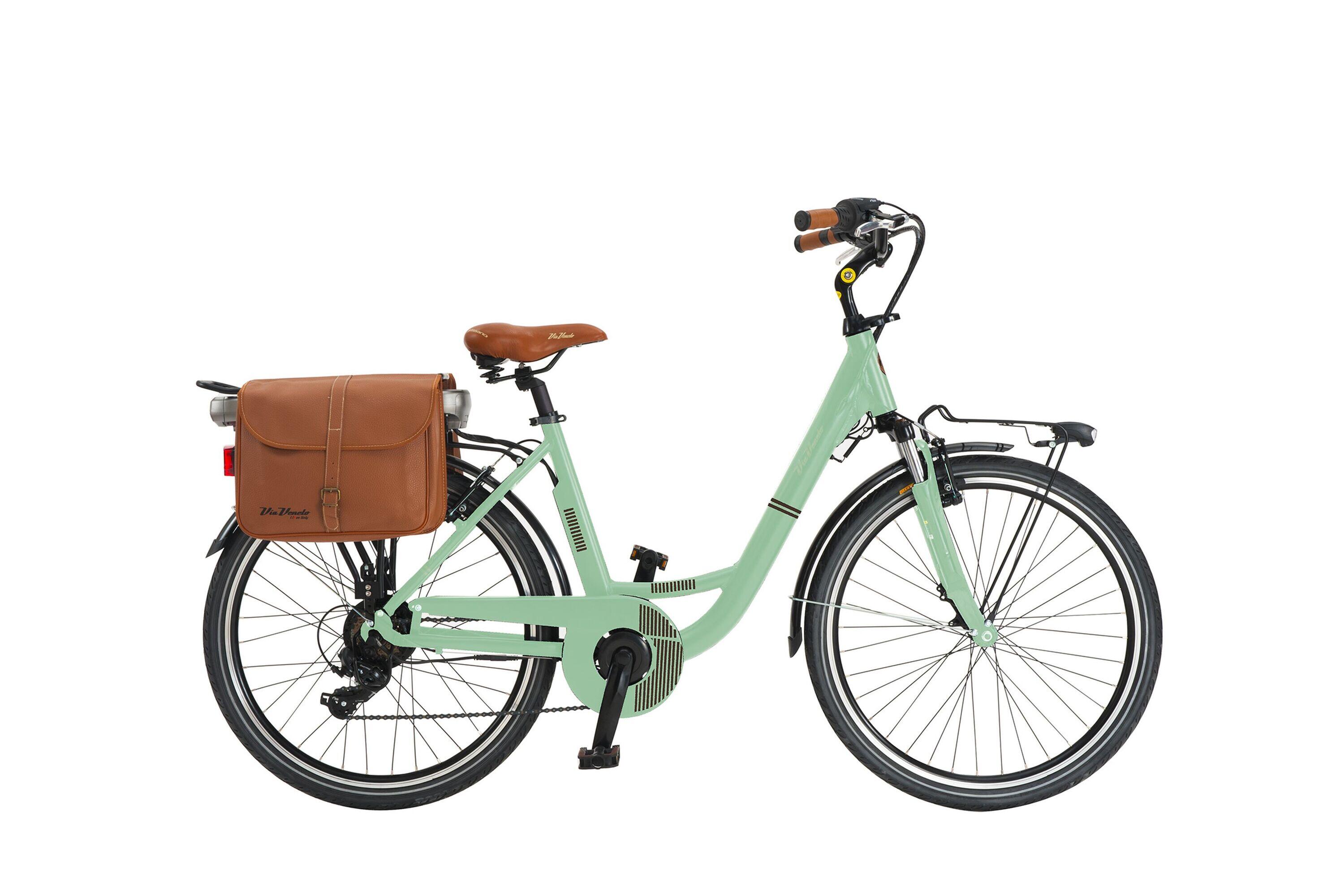 VELOMARCHE VELOMARCHE Elektro-Citybike MONOTUBO CLASSIC Lady 26 Zoll, VERDE GIULIETTA