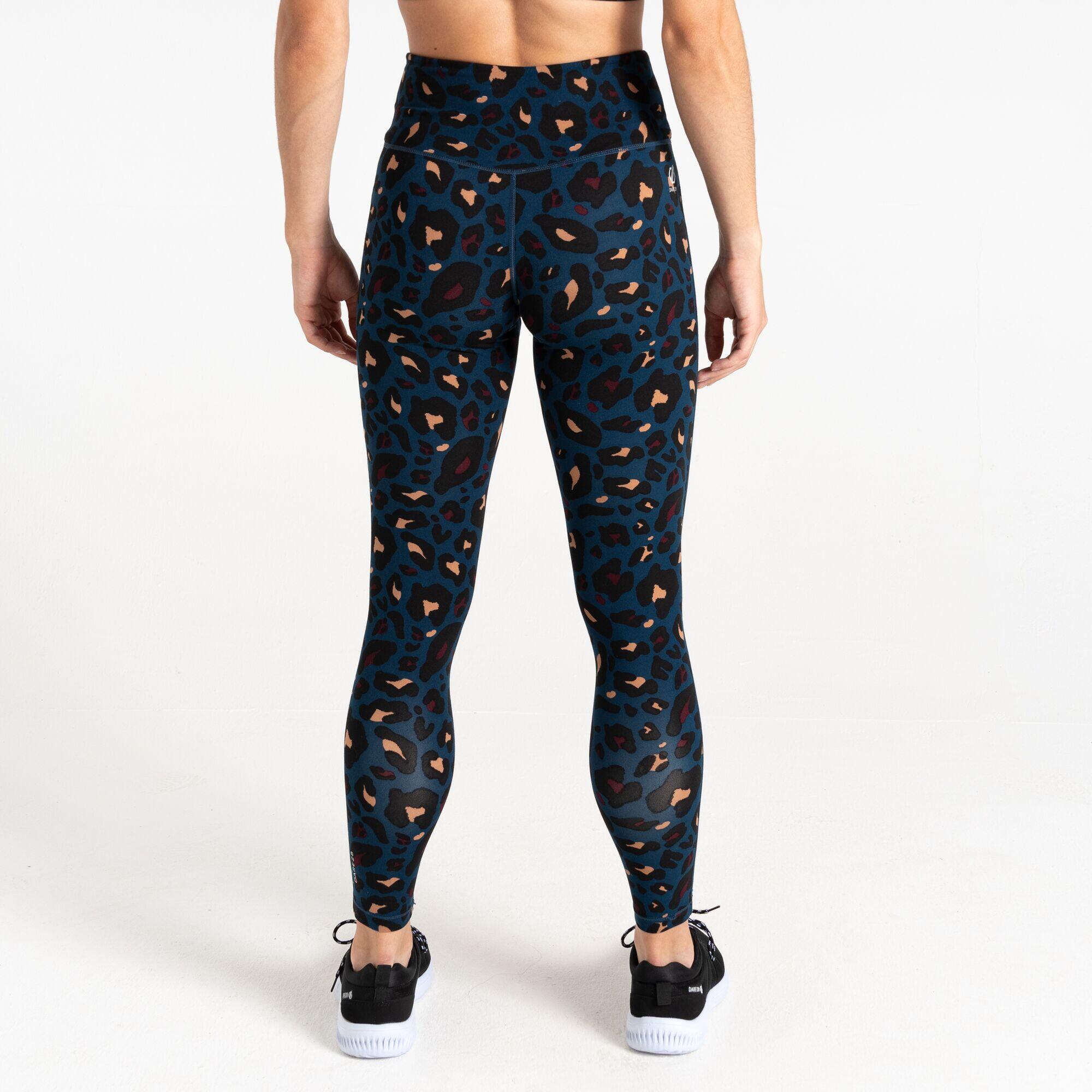 Leggings fitness mujer Dare 2b Influential, verde botella 3/5