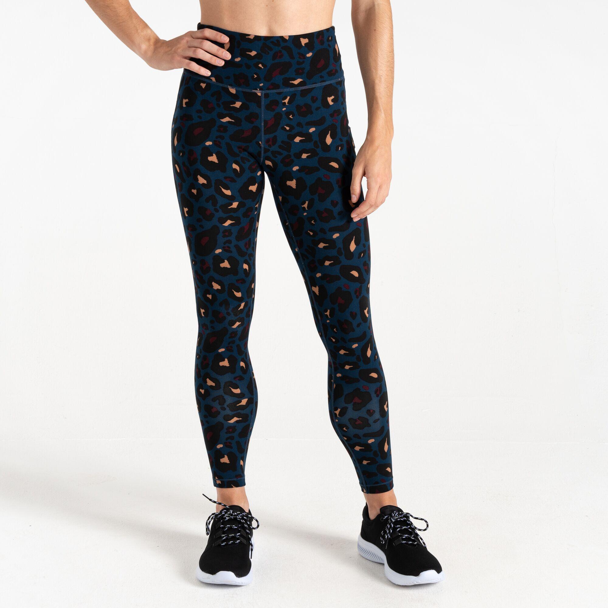 Leggings fitness mujer Dare 2b Influential, verde botella 2/5
