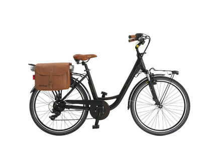 Vélo de ville électrique MONOTUBO CLASSIC Lady 26 Zoll, NERO POLV.CAFFE
