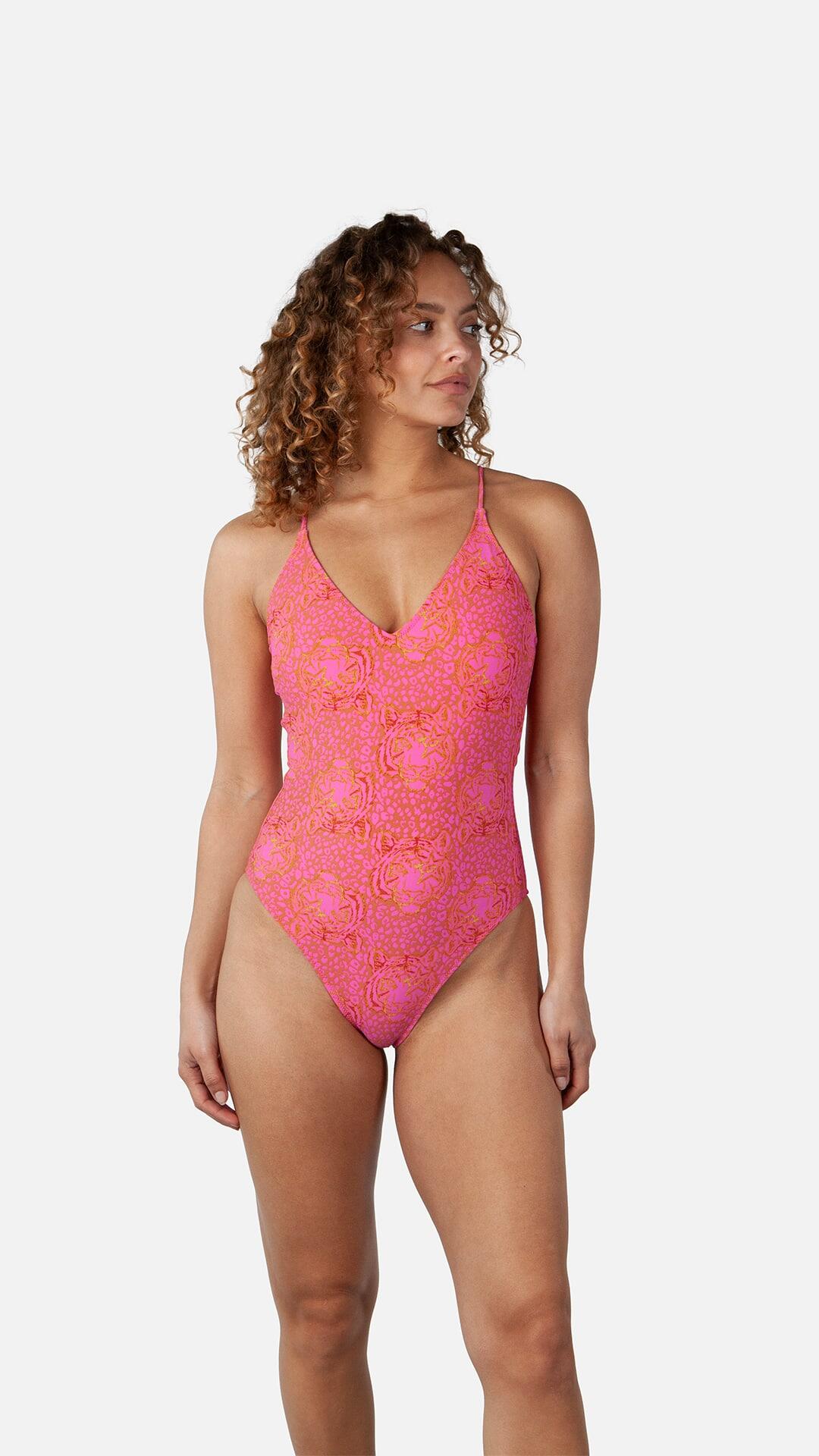 BARTS Barts Ailotte Plunge One Piece Hot Pink