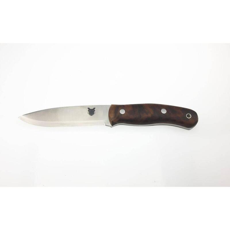 TBS Outdoor Couteau Boar Bushcraft DC4&TBS Firesteel-Noyer Turc-Multi Carry