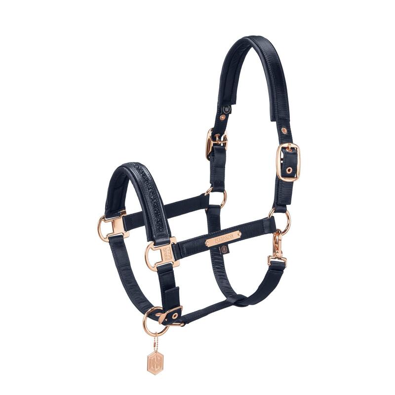 Headcollar Satin Jewel Double Pin Heritage 23/24