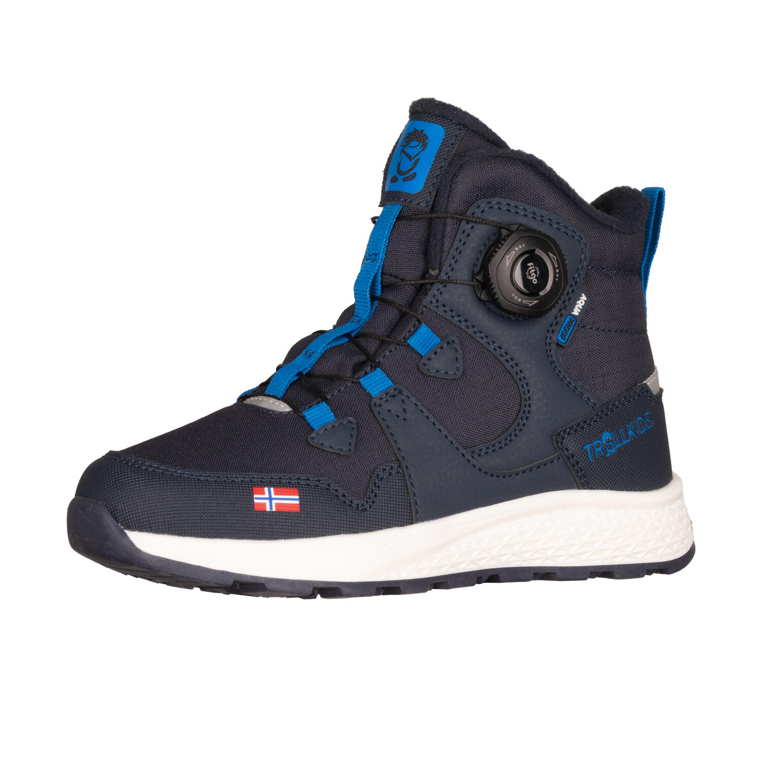 TROLLKIDS Kinder Winterschuhe Bergen Mid Cut Marine/Mediumblau