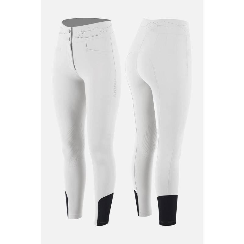 Paardrijbroek  White Nacess Full Grip Women's Riding Breeches