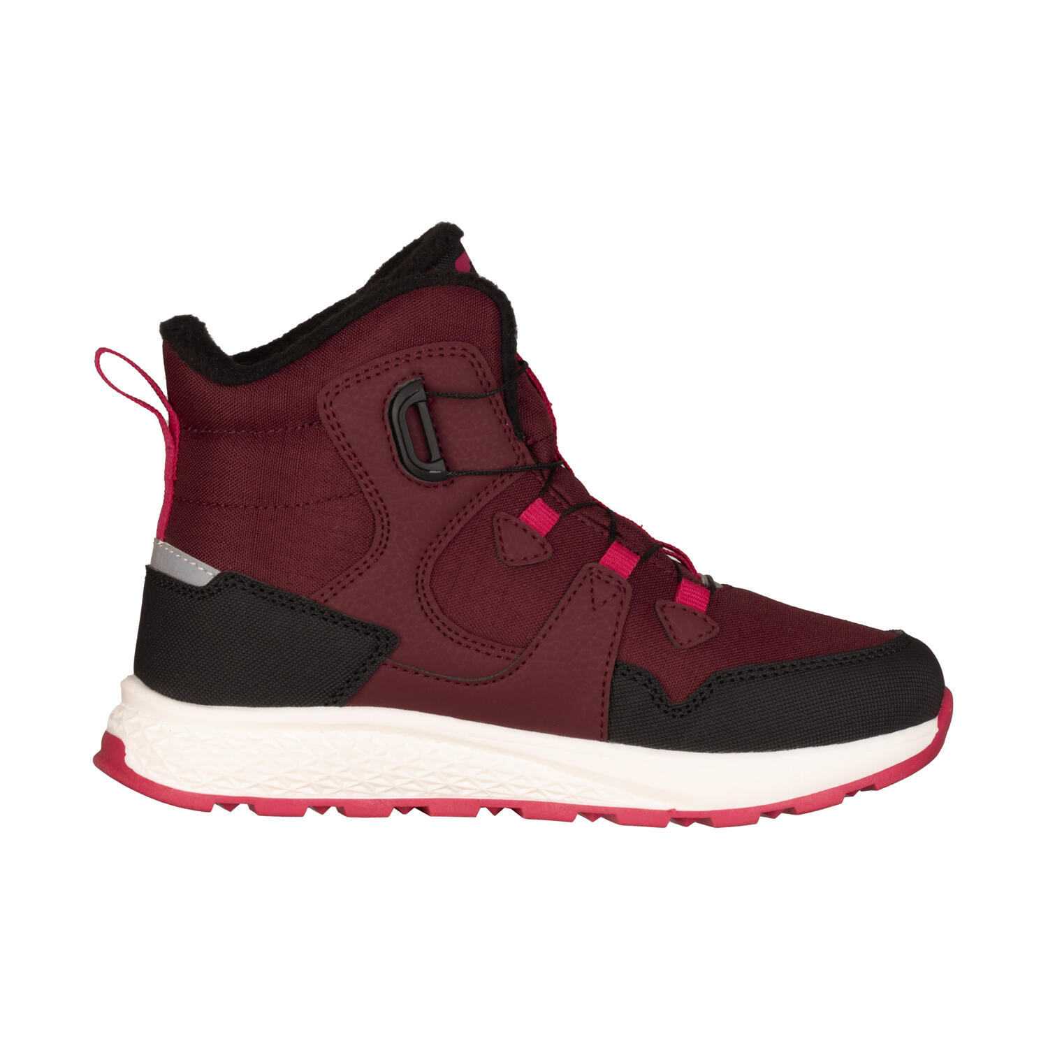 Kinder Winterschuhe Bergen Mid Cut Burgunderrot/Magenta 3/7