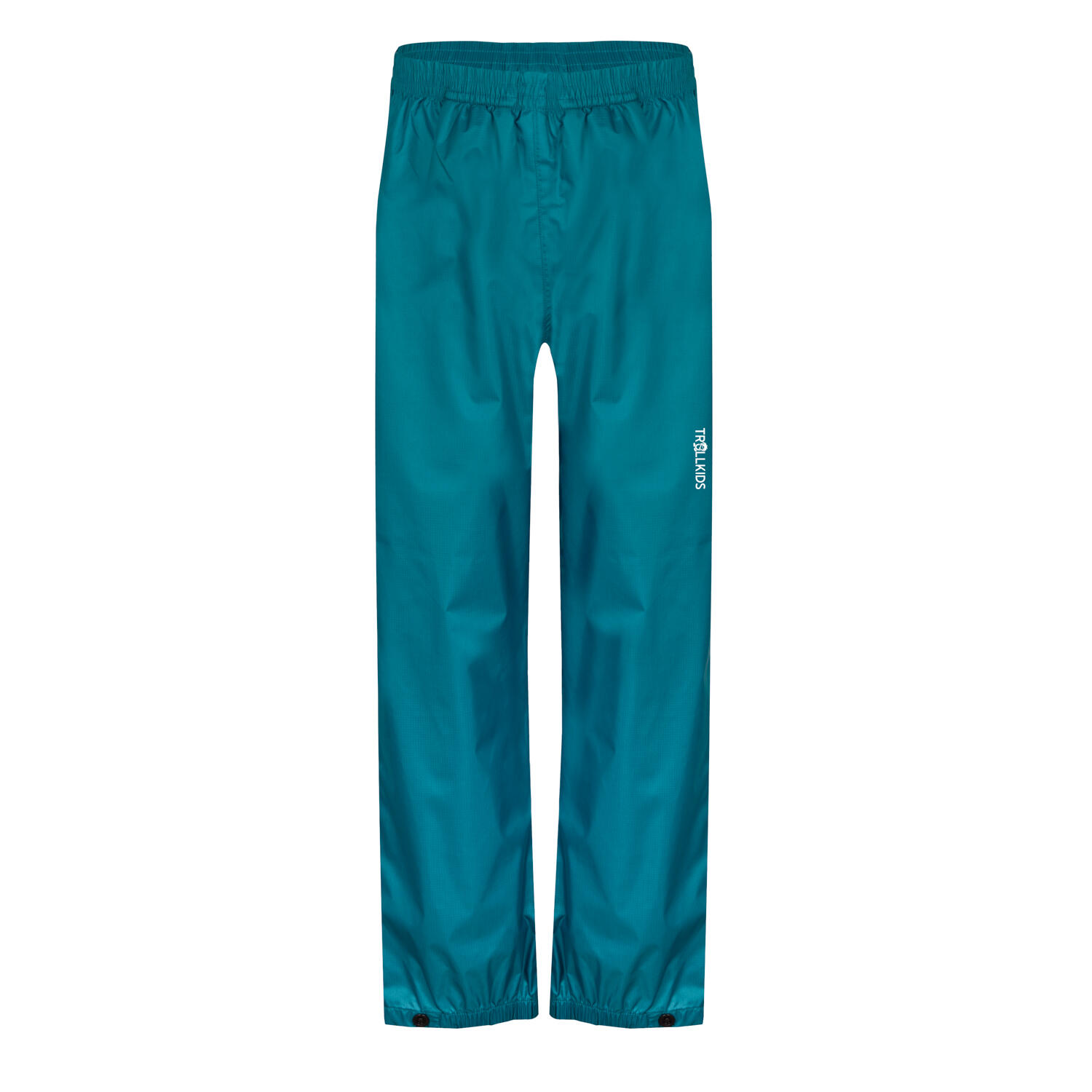 TROLLKIDS Kinder Regenhose Trolltunga  Teal-Blau