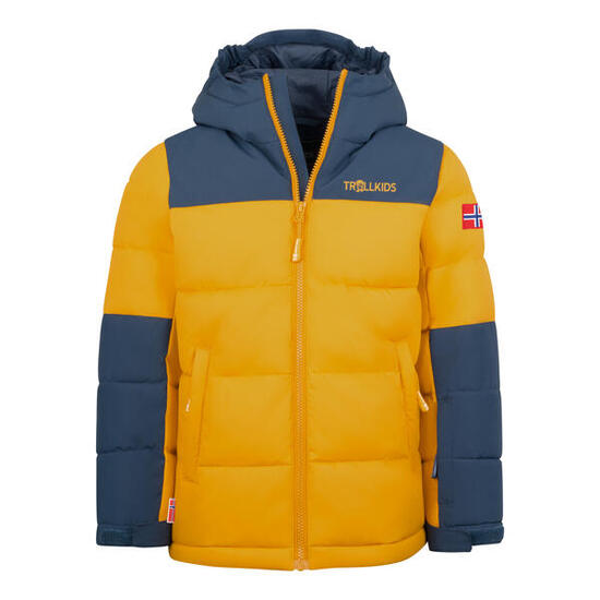 Kinder Winterjacke Narvik PRO Waldgrün/Marine