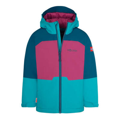 Kinder Winterjacke Hardanger Goldenes Gelb/Mystik Blau/Moos