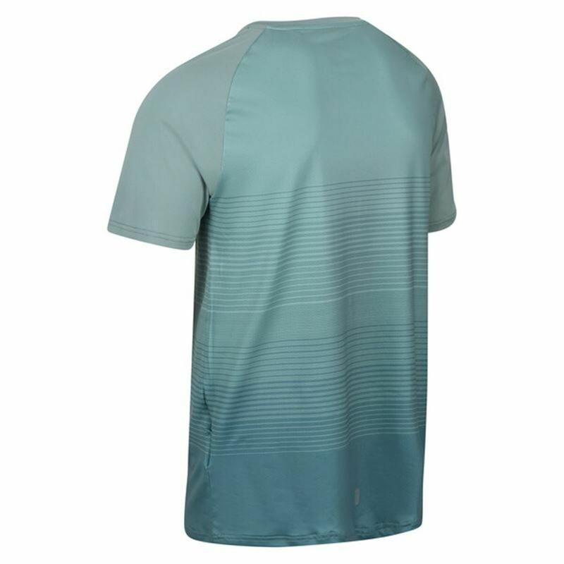 Camiseta de Manga Corta Hombre Regatta Pinmor Aguamarina