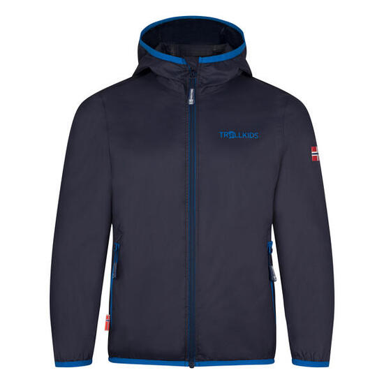 Kinder Regenjacke Trolltunga Marine/Kobaltblau