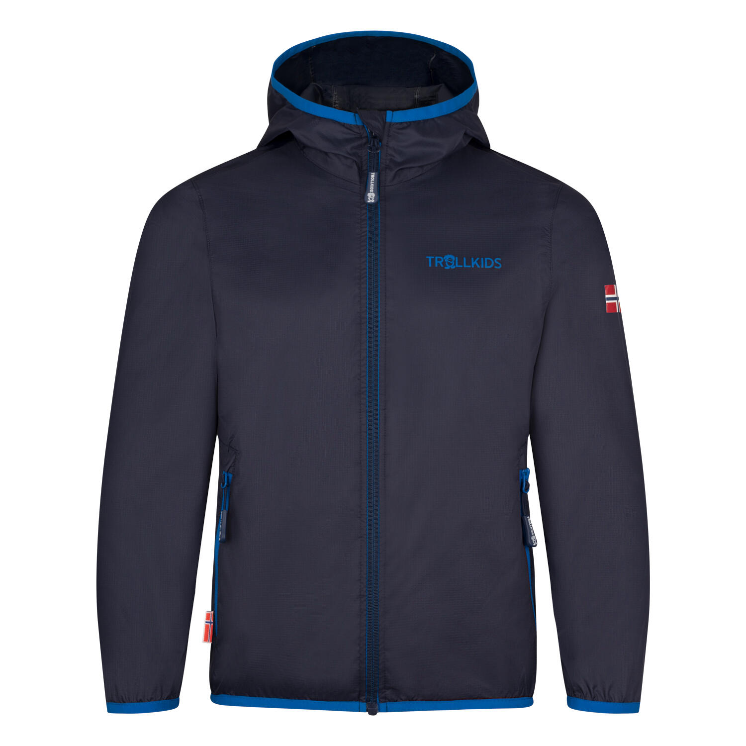 TROLLKIDS Kinder Regenjacke Trolltunga  Marine/Kobaltblau