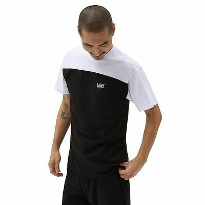 Heren-t-shirt met korte mouwen vans script block zwart