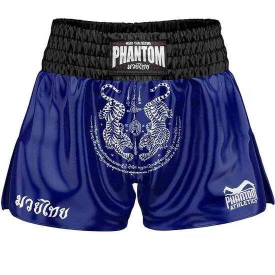Muay-Thai-Shorts Phantom Sak Yant – Blau – XXL
