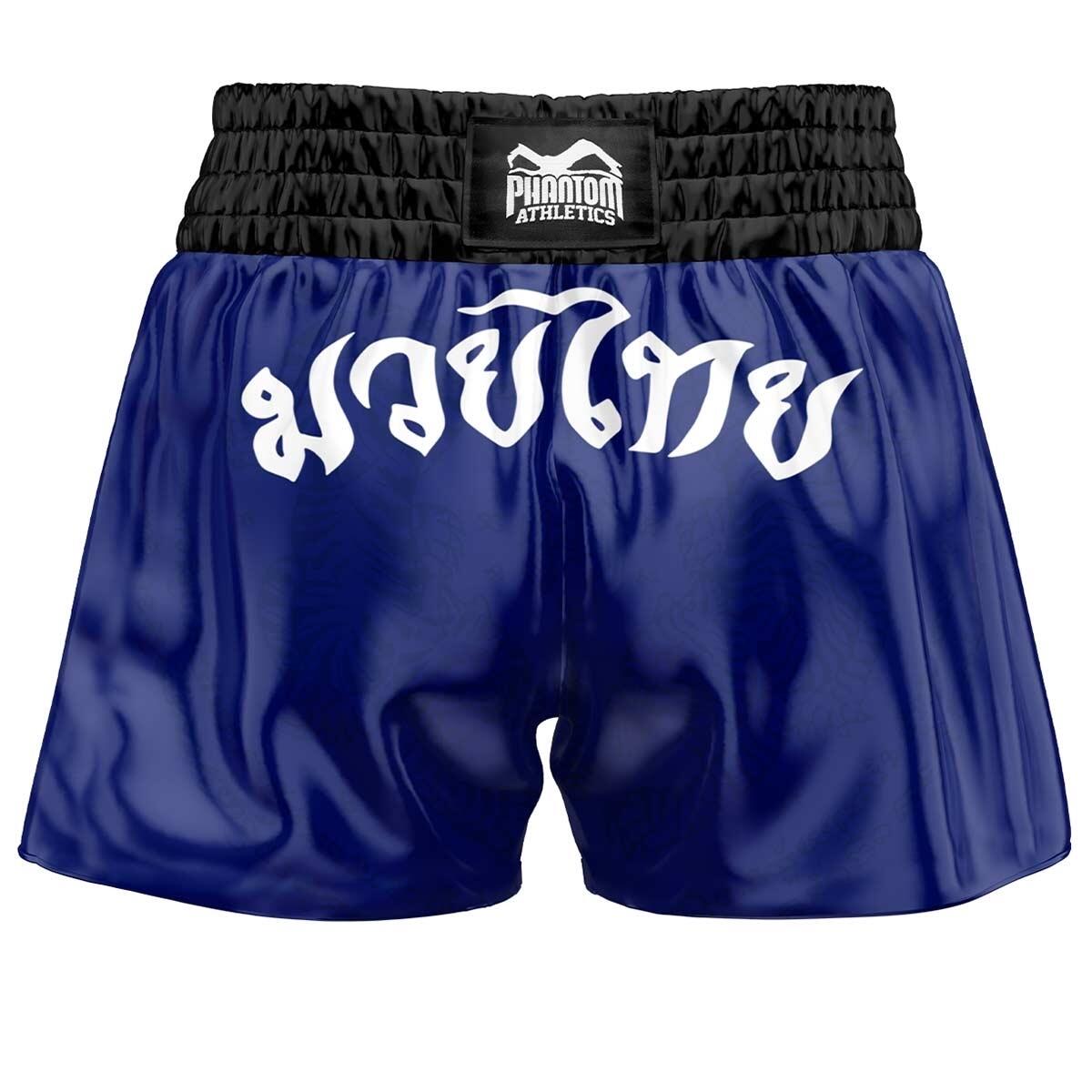 Muay-Thai-Shorts Phantom Sak Yant – Blau – XXL 2/2