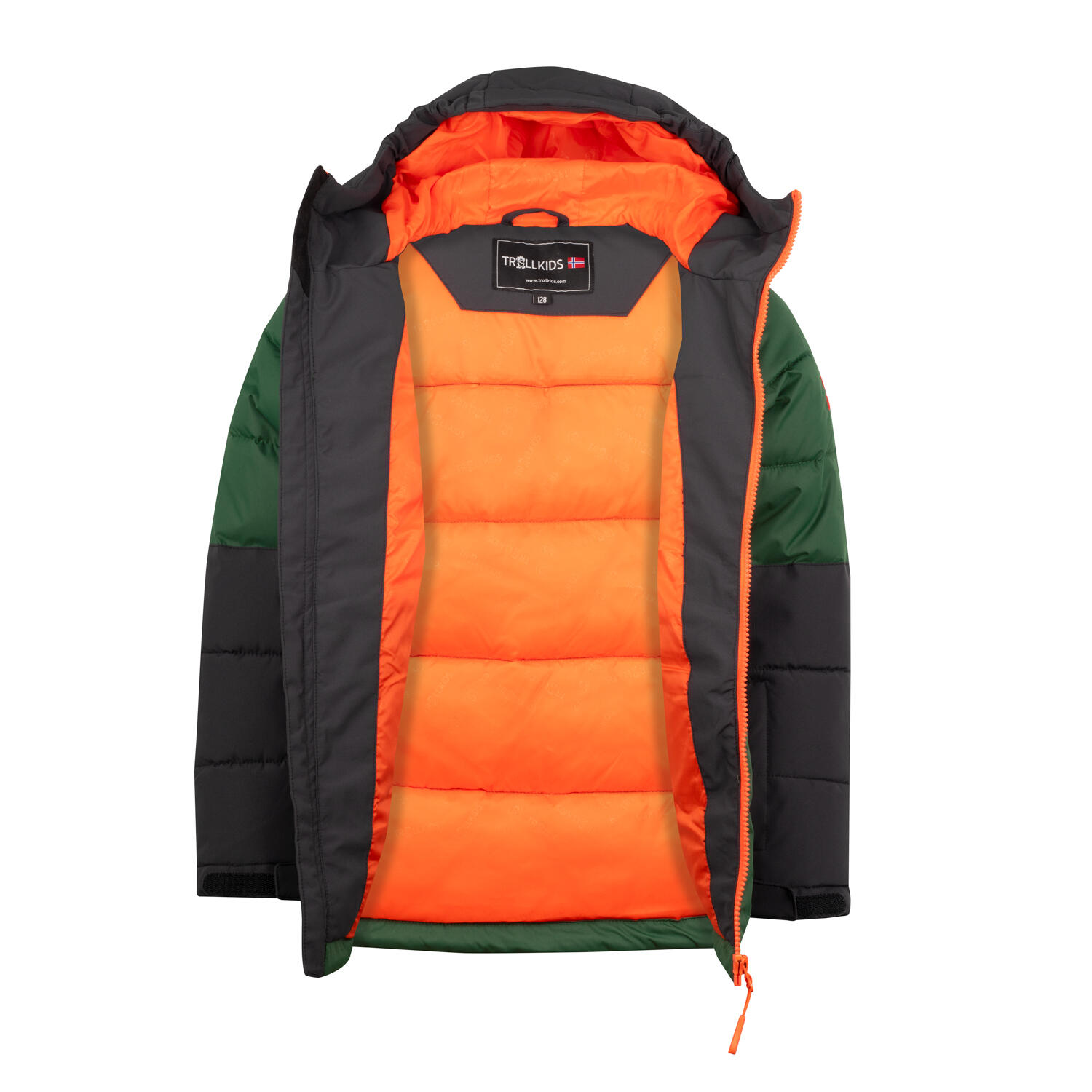 Kinder Winterjacke Narvik PRO Waldgrün/Marine 3/3
