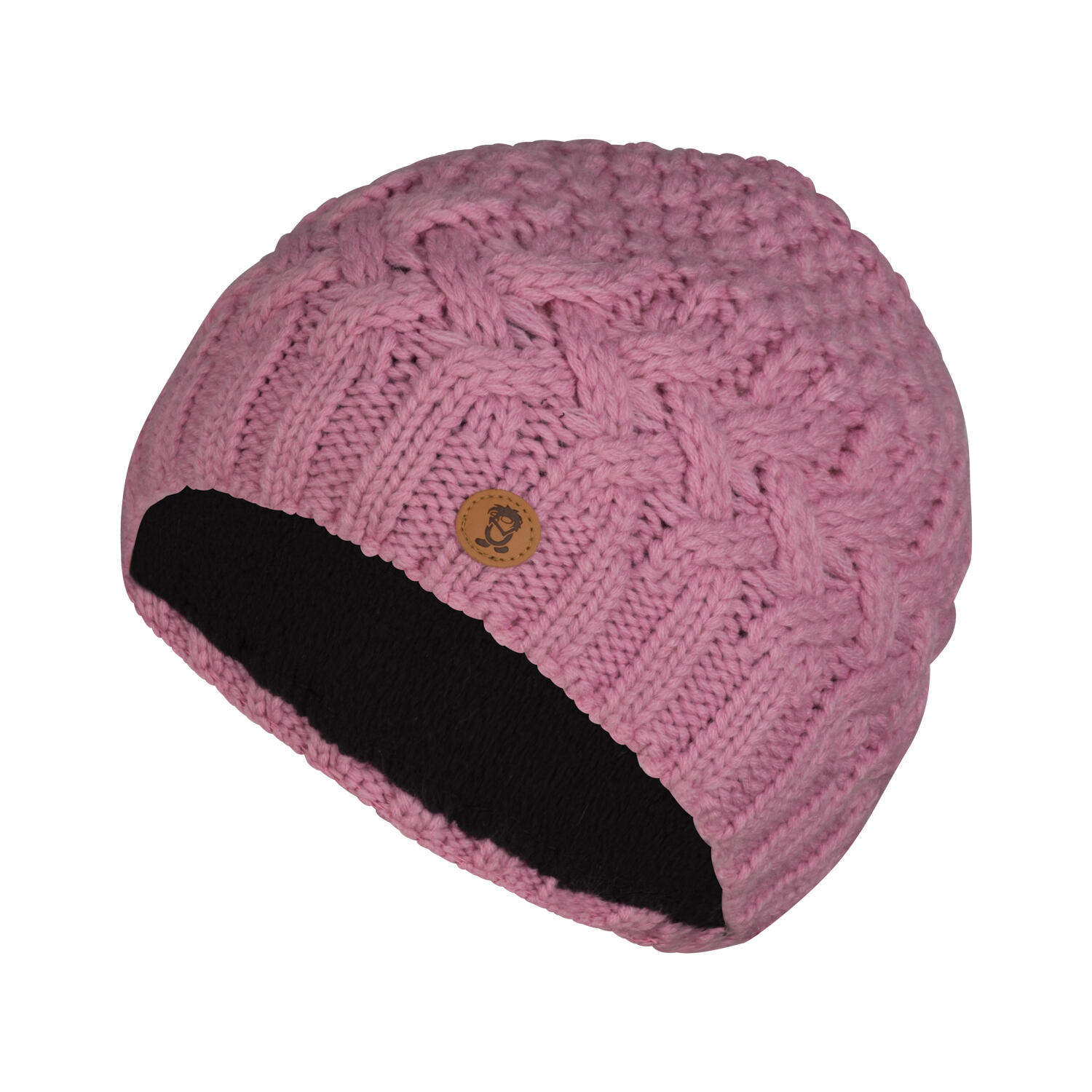 TROLLKIDS Mädchen Beanie Rauland  Dämmerung Rosa
