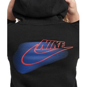 Nike sportswear standard issue sudadera niño - black 5/5