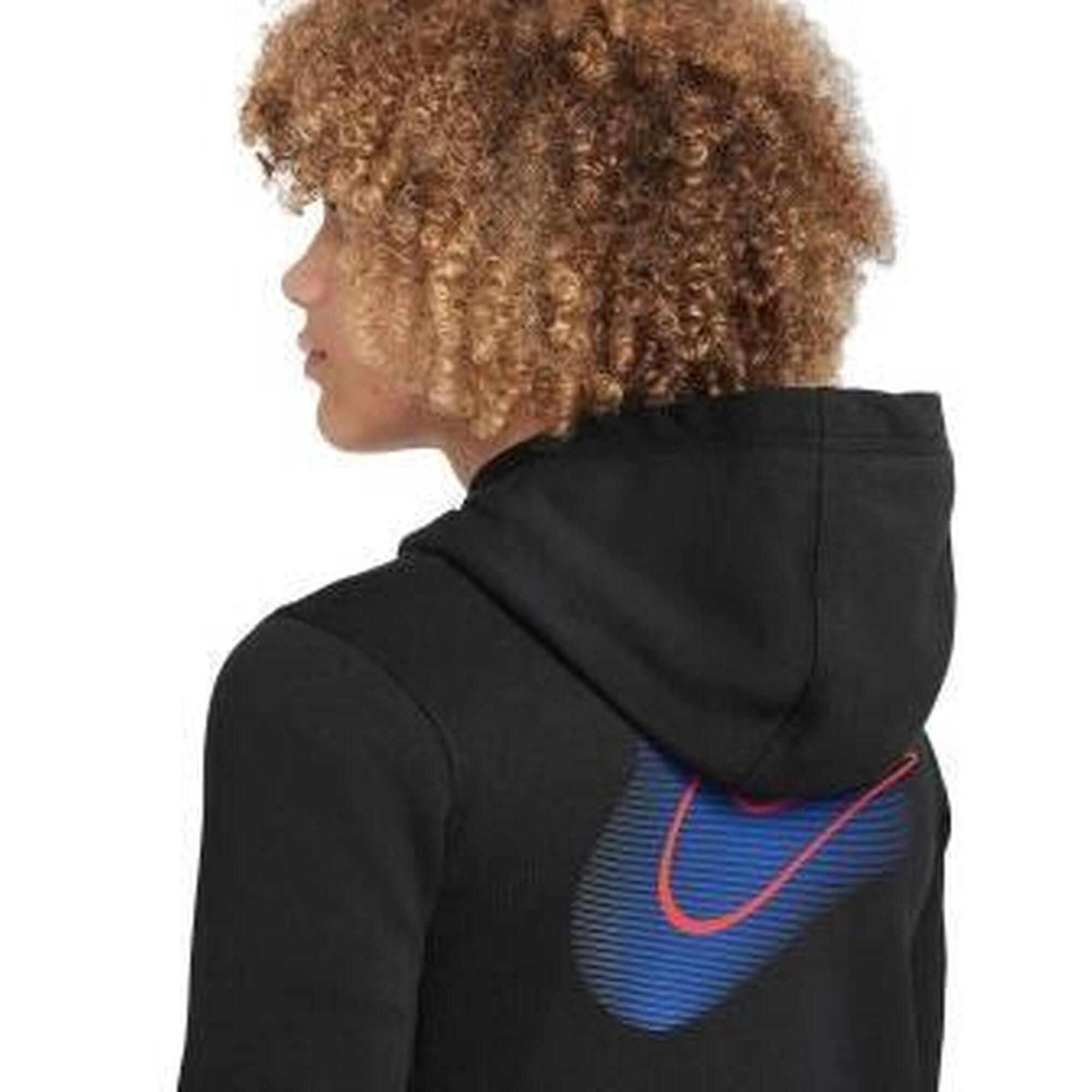 Felpa ragazzo nike sportswear standard issue - nero