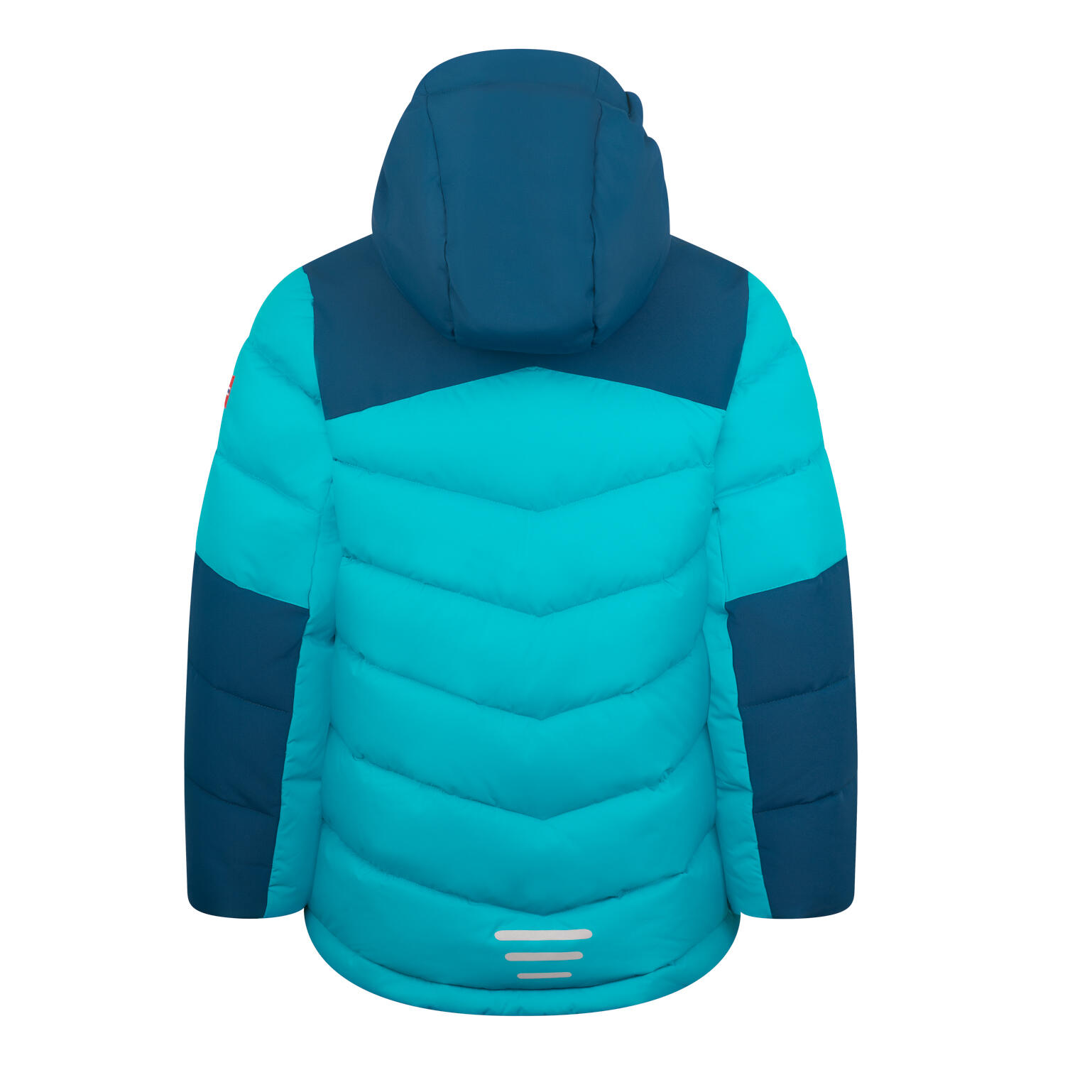 Mädchen Winterjacke Narvik PRO Dunkeltürkis/Madeirablau/Helle Beere 2/3