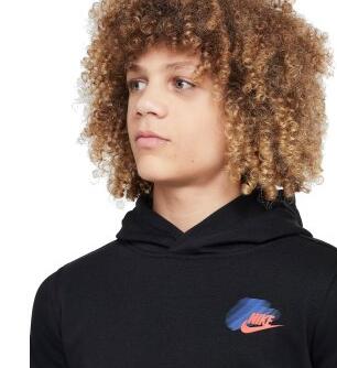 Nike sportswear standard issue sudadera niño - black 3/5