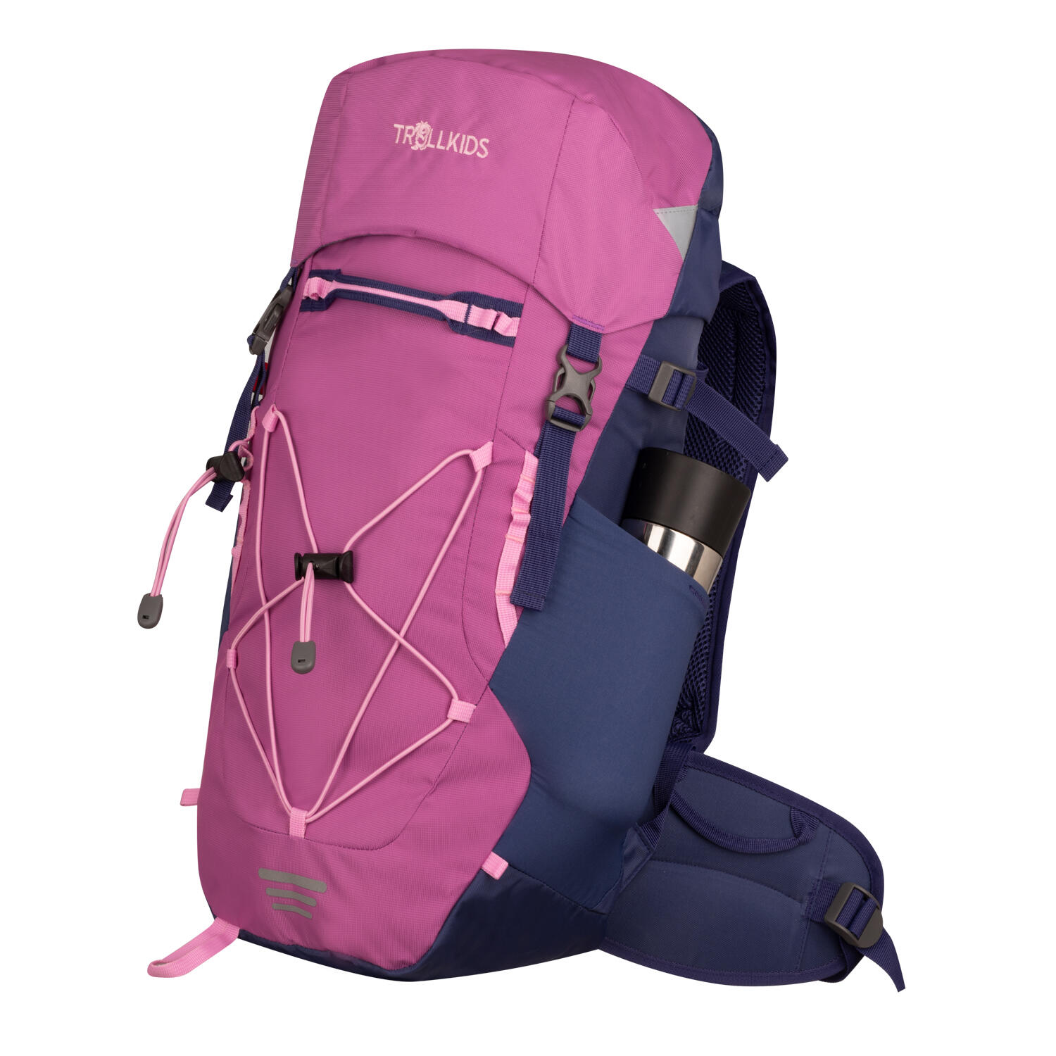 Kinder Wanderrucksack Fjell Trekker 22  Malve rosa/Violettblau/Wildrose 2/7