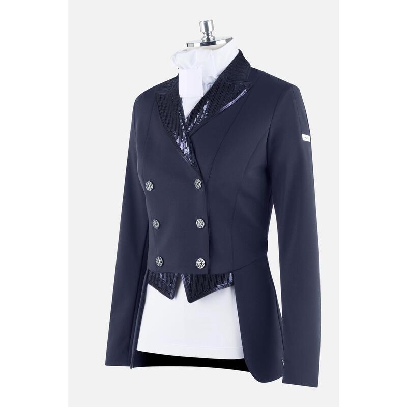 Wedstrijdjasje - Paardrijden - Unisex -  Navy - Animo Italia