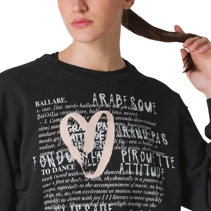 Felpa Deha Comfy Graphic Sweatshirt Donna