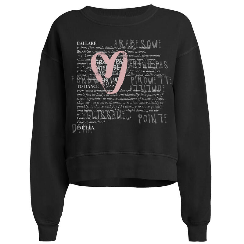 Felpa Deha Comfy Graphic Sweatshirt Donna