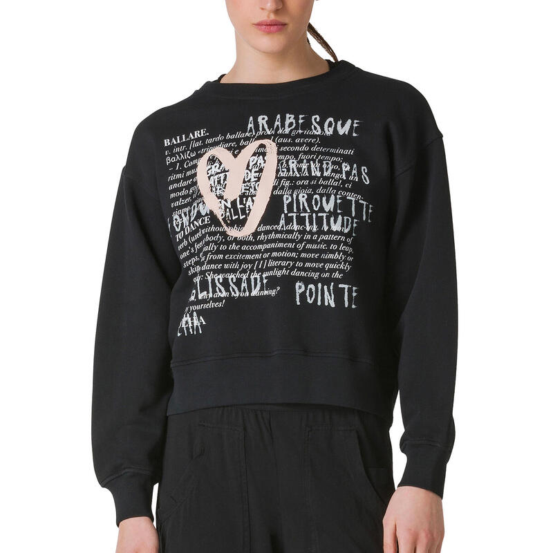 Felpa Deha Comfy Graphic Sweatshirt Donna