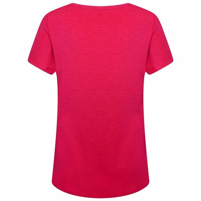 Camiseta de Manga Corta Mujer Dare 2b Agleam Rosa