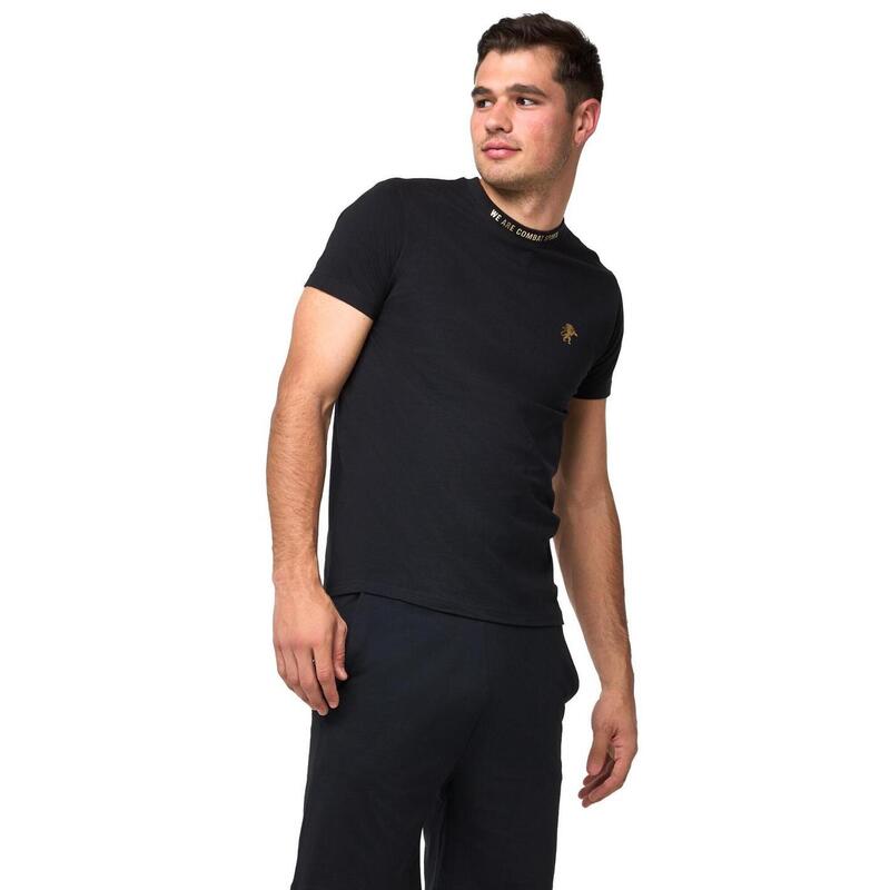 Conjunto completo de hombre con camiseta y pantalón corto Leone New Gold