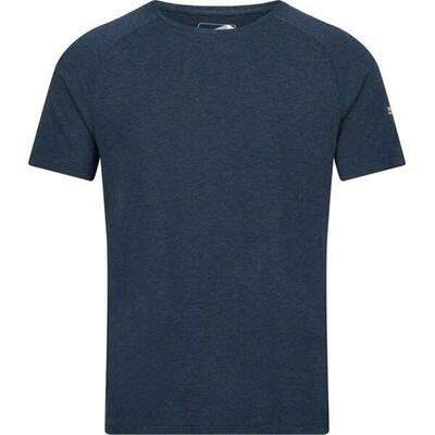 Heren-t-shirt met korte mouwen regatta ambulo blauw