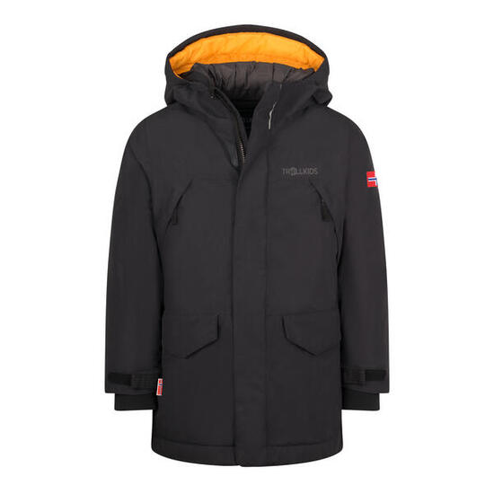 Kinder Winterjacke Harstad Schwarz