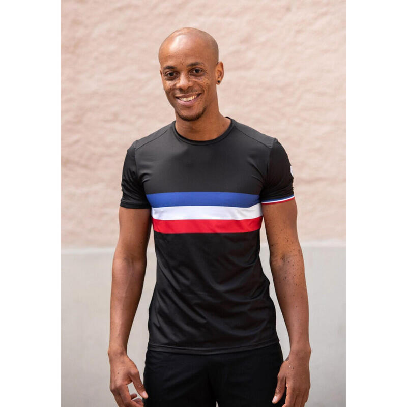 T-shirt Le champion de France Noir Homme