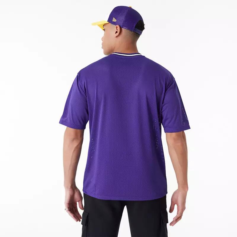 Camiseta New Era Arch Grphc Mesh Os Tee Loslak Trpblk Adulto