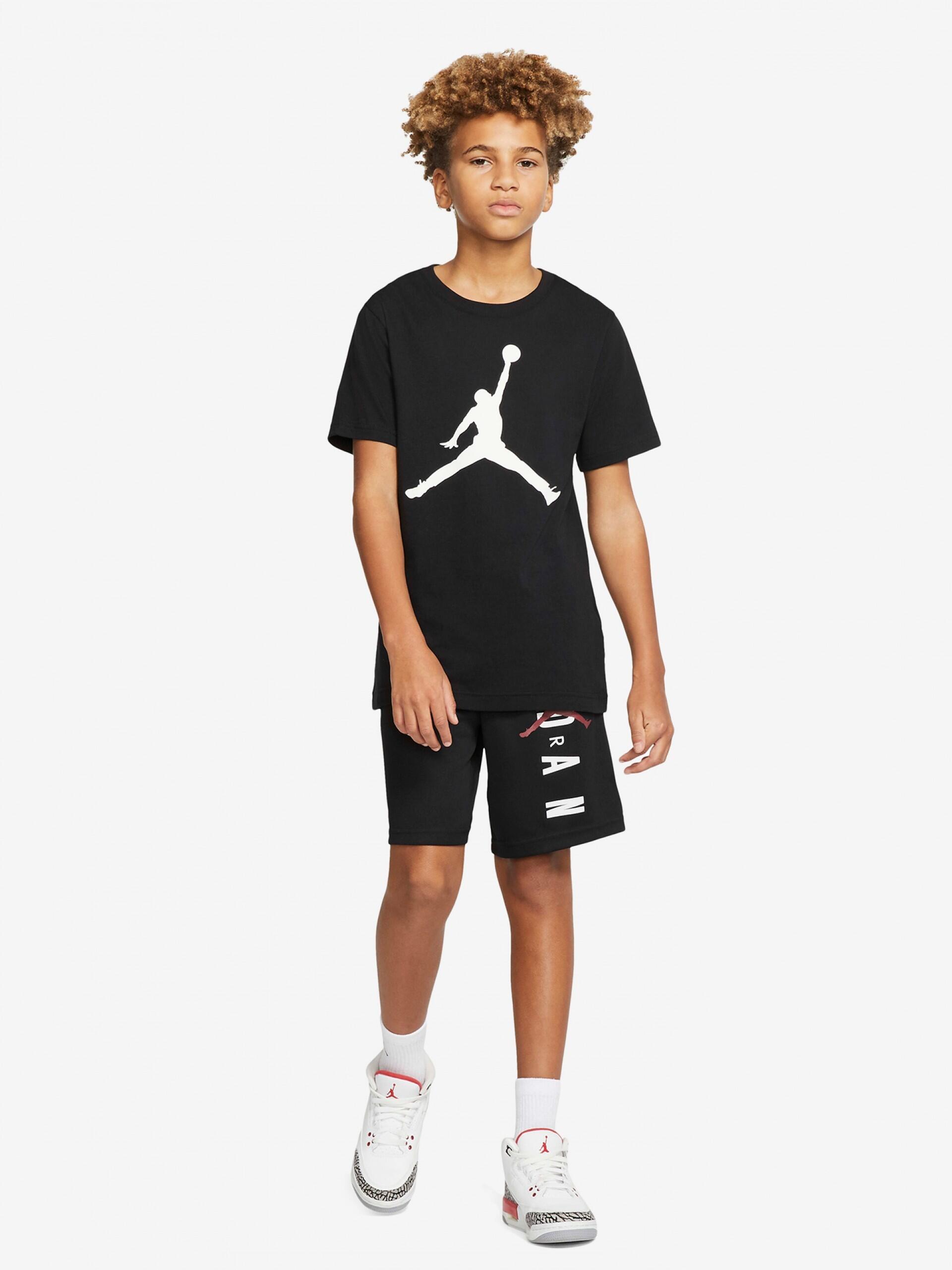 Pantalón corto niño jordan vert mesh - negro 4/4