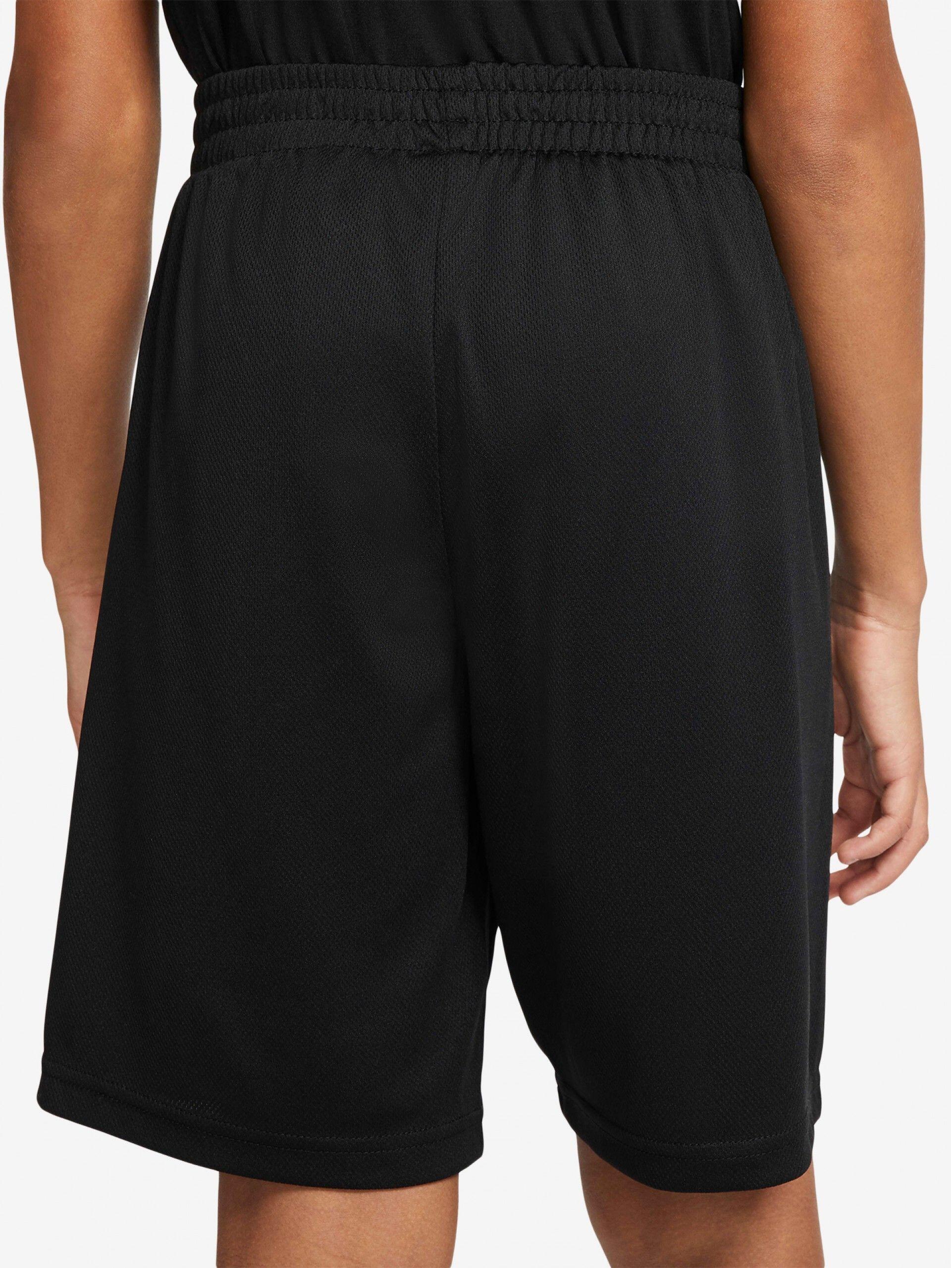Pantalón corto niño jordan vert mesh - negro 3/4