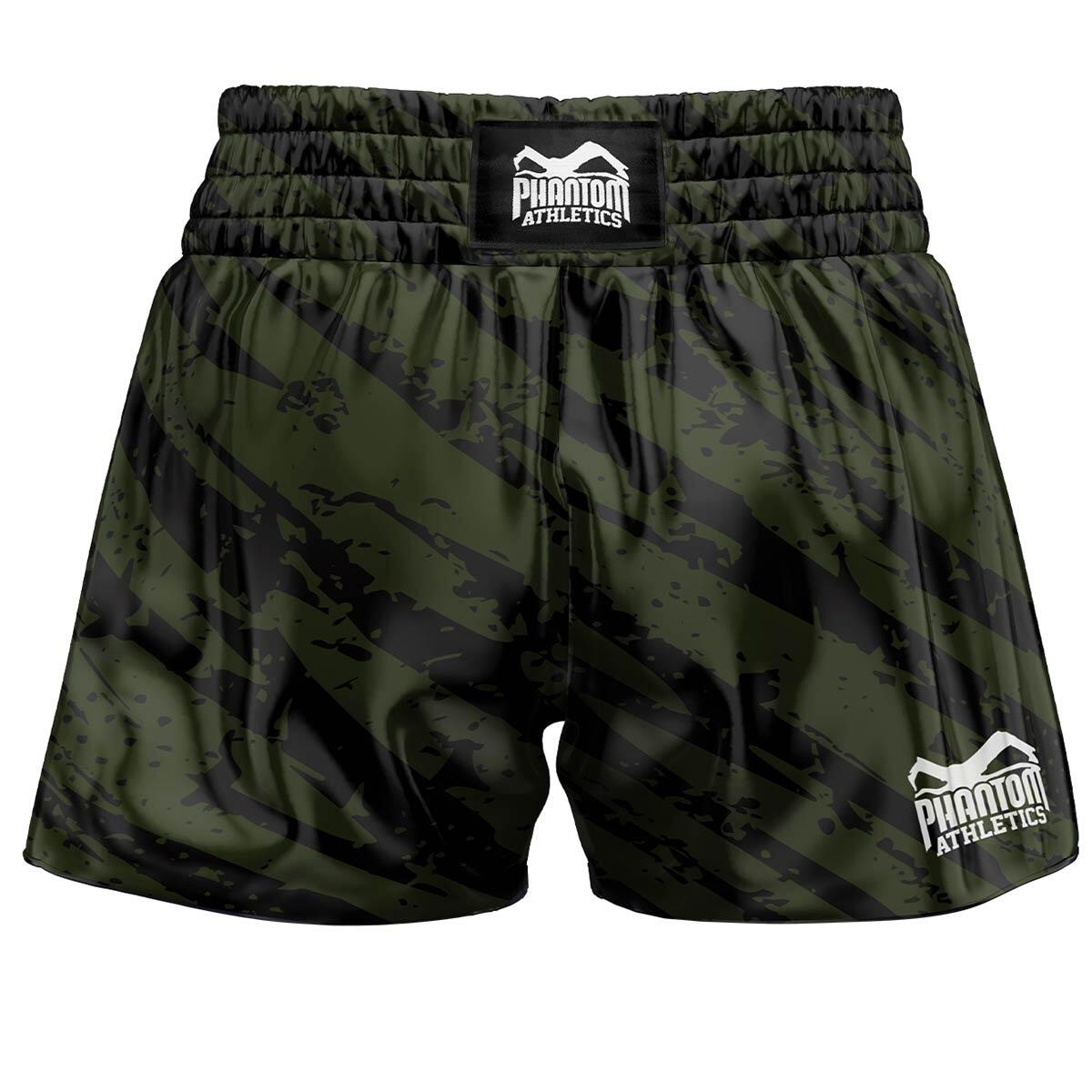 Muay Thai Shorts Camo Tiger Phantom – Gruen – S 2/2