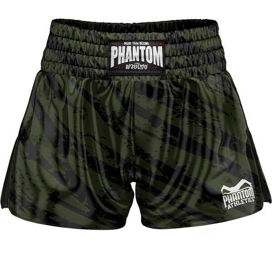 Muay Thai Shorts Camo Tiger Phantom – Gruen – S