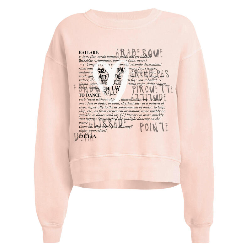 Felpa Deha Comfy Graphic Sweatshirt Donna