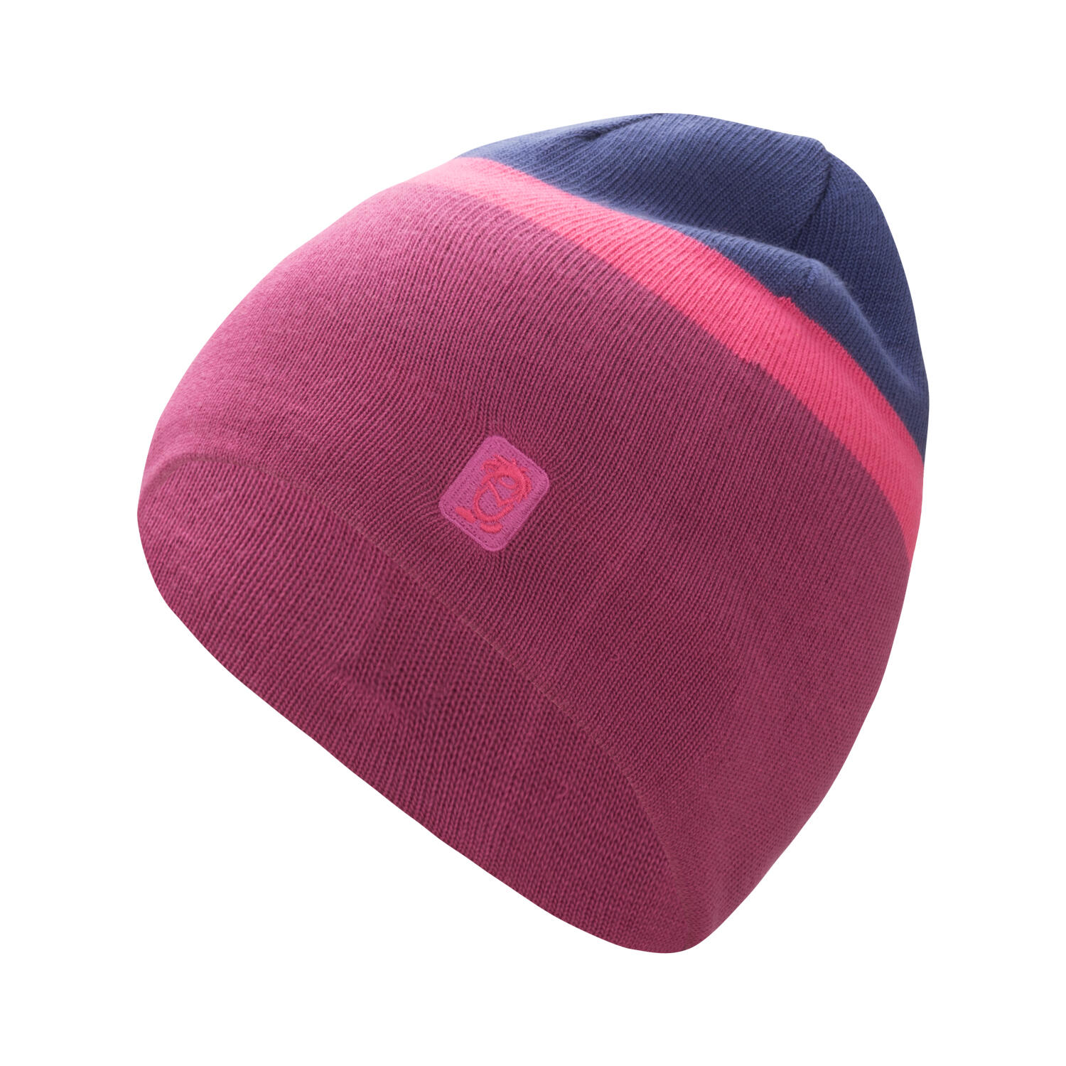 TROLLKIDS Kinder Beanie Nordland  Helle Beere/Hellmagenta