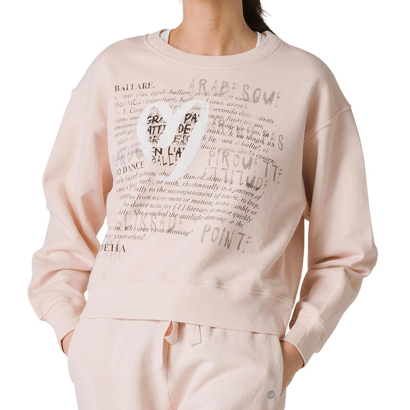 Felpa Deha Comfy Graphic Sweatshirt Donna