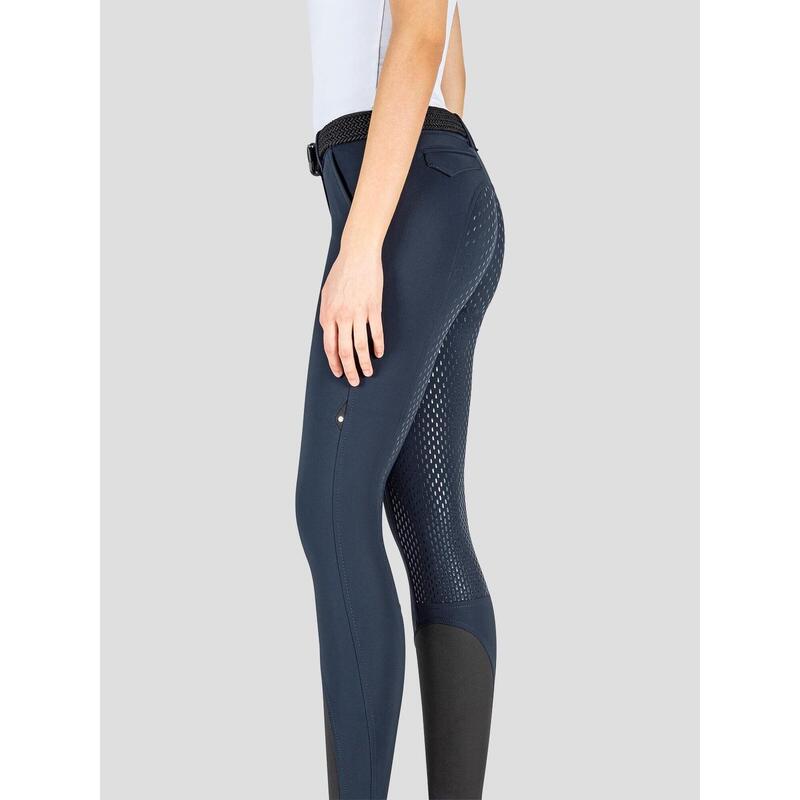 Paardrijden - Unisex -  Navy - -women's Full Grip Breeches Julik