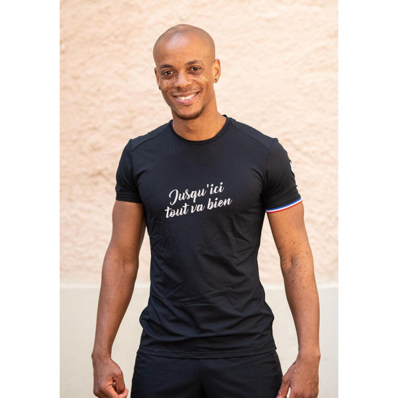 T-shirt L'optimiste Noir Homme