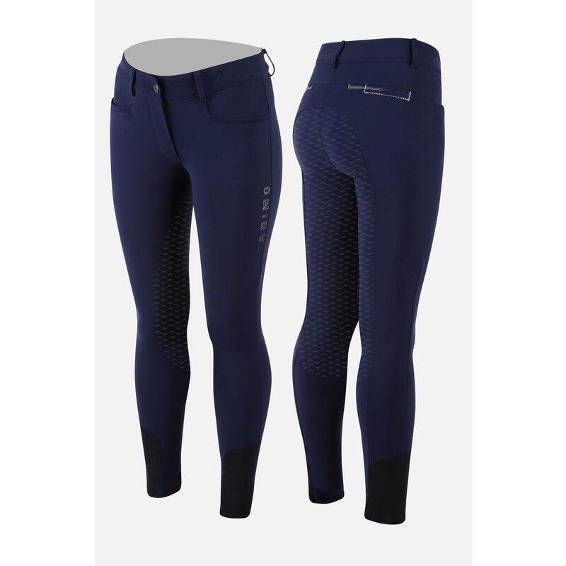 Paardrijden - Unisex -  Navy - -nubo Full 23x-flash Woman's Riding Breeches