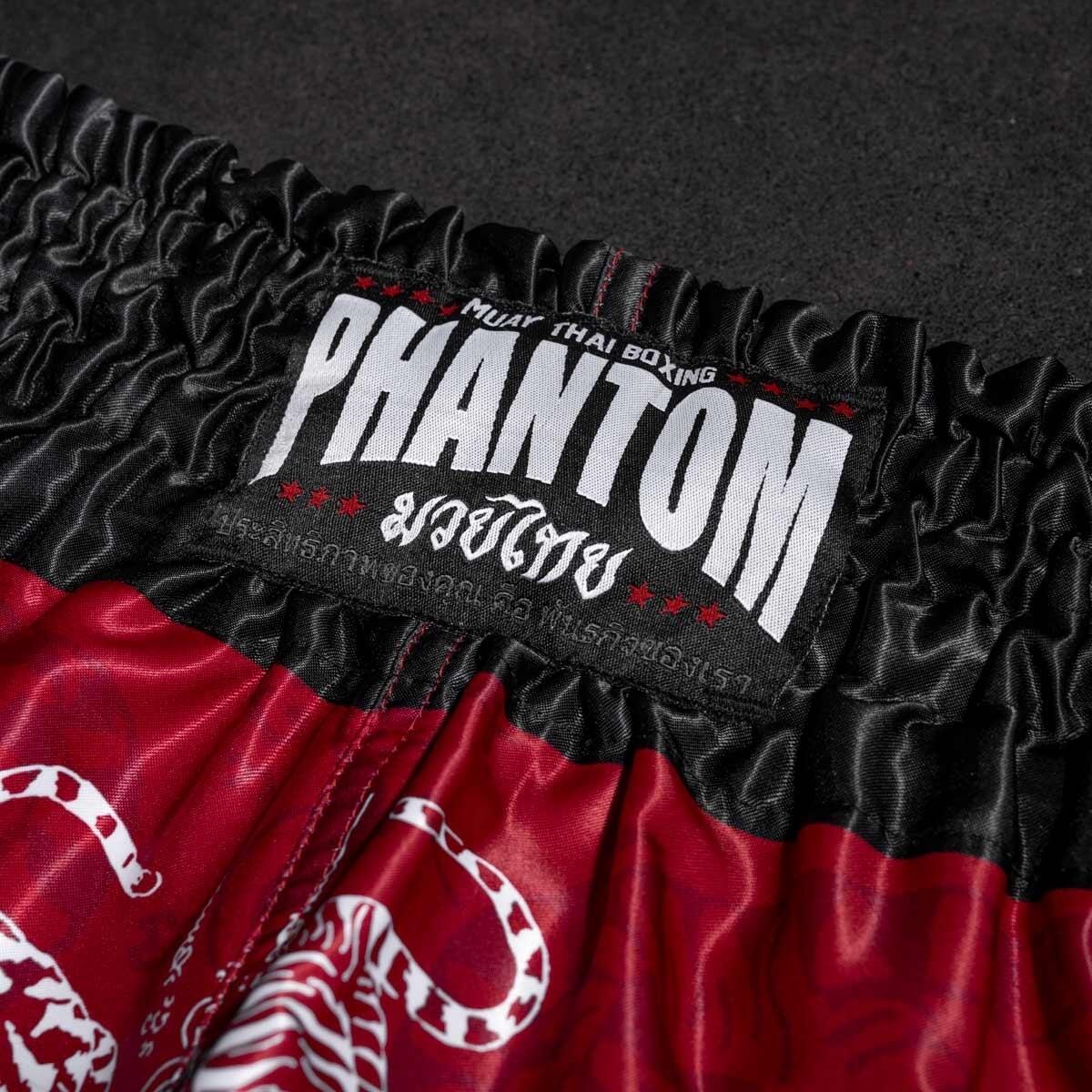 Muay-Thai-Shorts Phantom Sak Yant – Rot – S 3/3