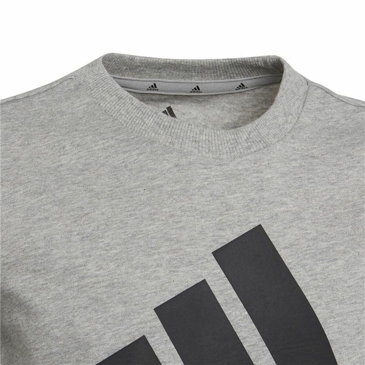 Camiseta de Manga Corta Adidas  Essentials  Gris 3/5